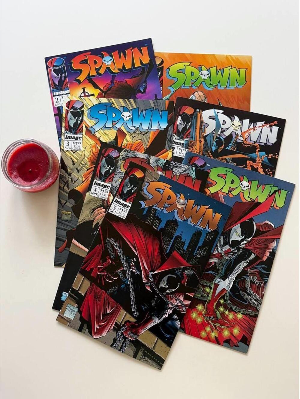 Spawn #2-8 (1992) NM Comic Book Lot | 1st Violator & Overtkill | Todd McFarlane